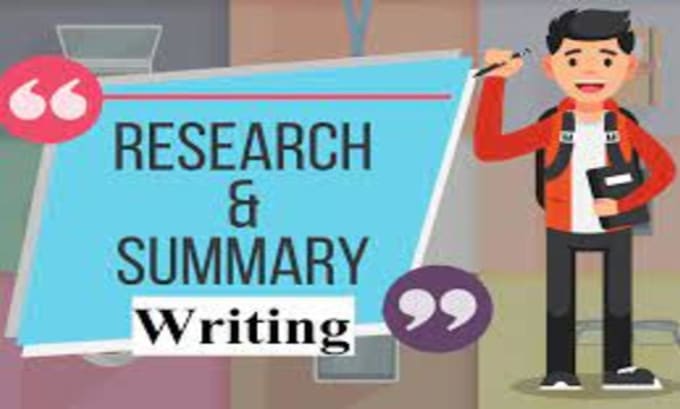 Gig Preview - Do book summary , chapter summary , article summary , report research