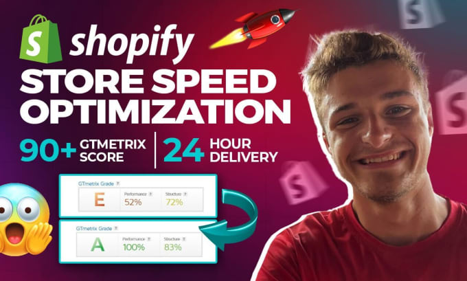 Gig Preview - Do shopify speed optimization within 24 hours