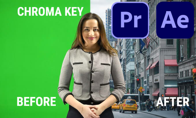 Gig Preview - Do green screen and replace background, chroma key in your video