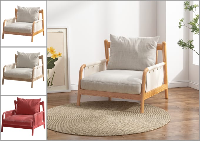 Gig Preview - Model realistic 3d rendering of furniture or product