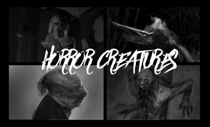 Gig Preview - Draw horror characters and creatures for you