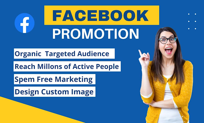 Gig Preview - Do organic facebook marketing and page promotion in the USA