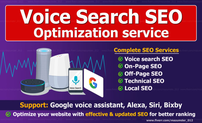 Gig Preview - Do google voice search SEO optimization for local ranking