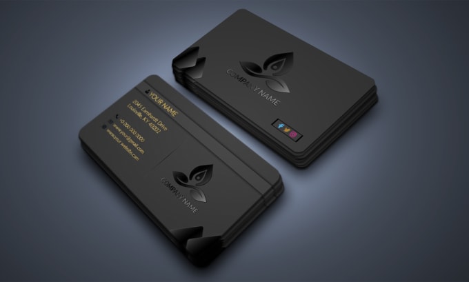 Gig Preview - Do professional uv gloss minimalist business card design