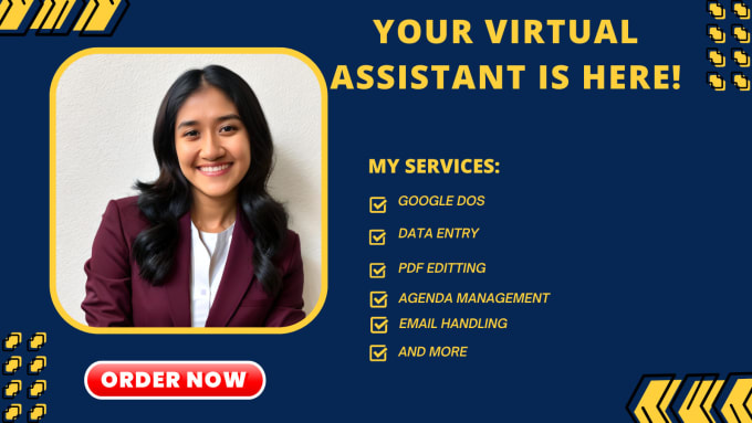 Gig Preview - Be your helpful virtual assistant for administrative things