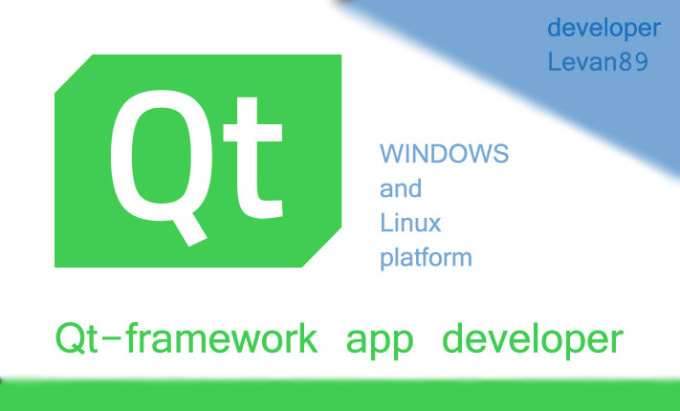 Gig Preview - Develop windows linux platform app using qt framework