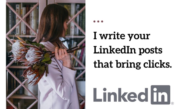 Gig Preview - Write your linkedin posts, to boost engagement rate