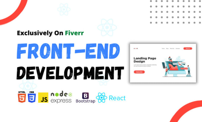 Bestseller - be your front end web developer using react js next js