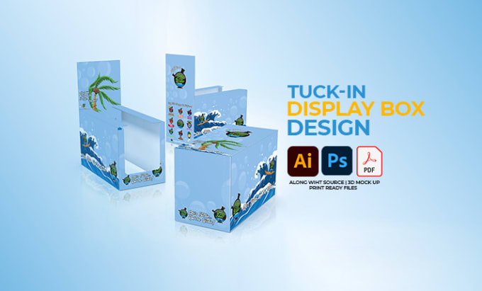 Bestseller - design custom, display box design with 3d in 24 hour