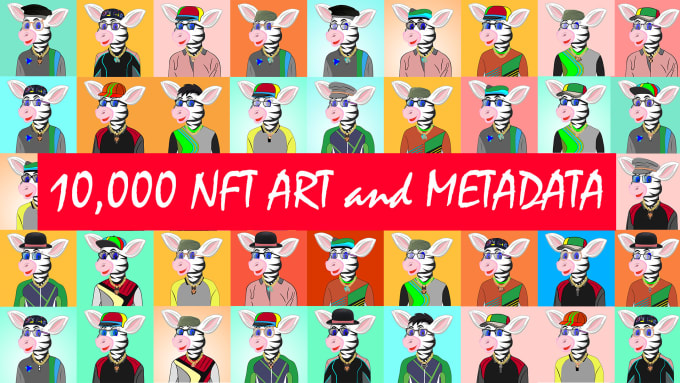 Gig Preview - Create and generate 1k 10k 100k 2d nft art collection