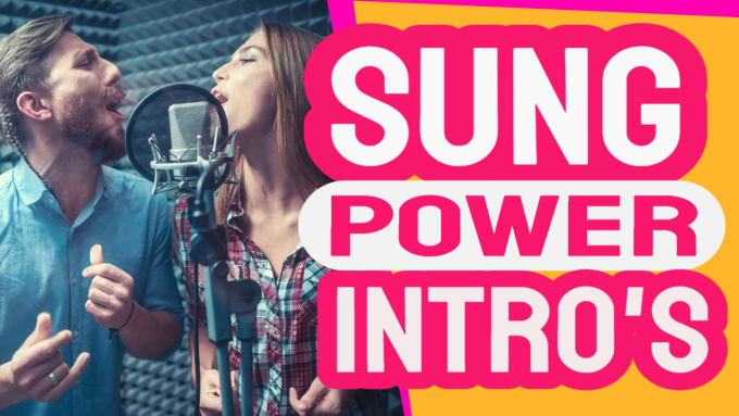 Gig Preview - Do sung power intros for stations and shows branded intros