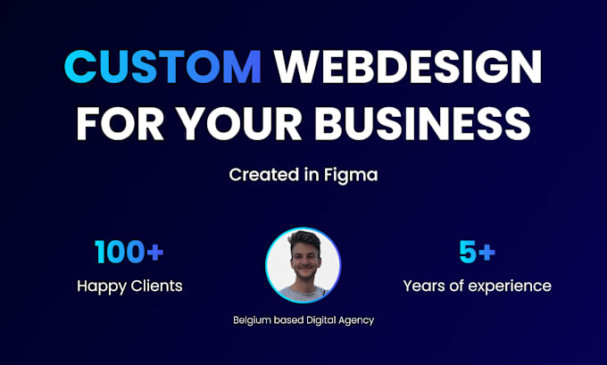 Gig Preview - Design a custom website or landing page using figma