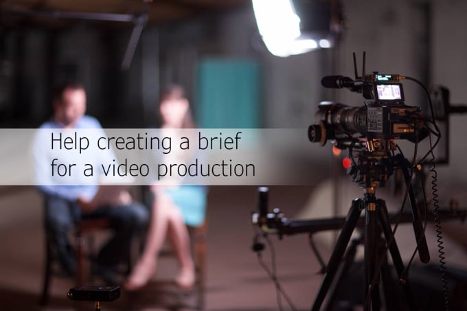 Gig Preview - Develop a video production brief with you