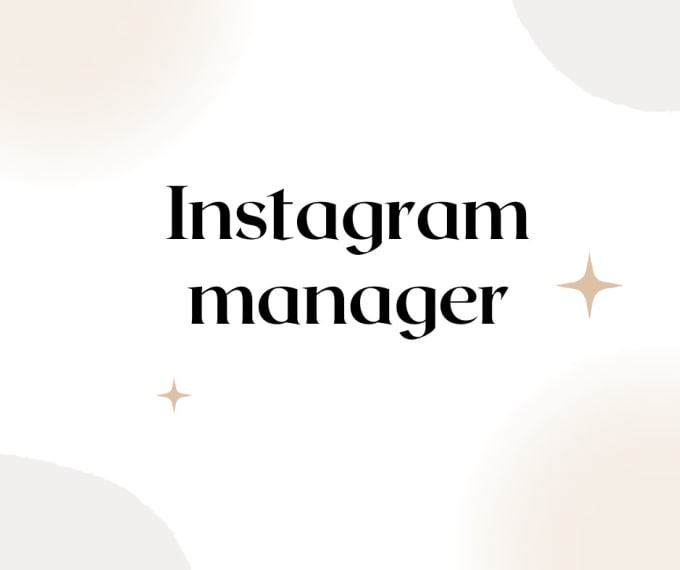 Gig Preview - Set up and manage your instagram account