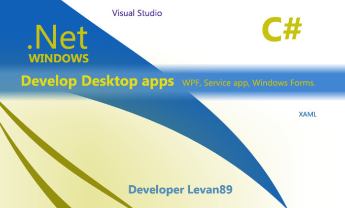 Gig Preview - Develop desktop windows app