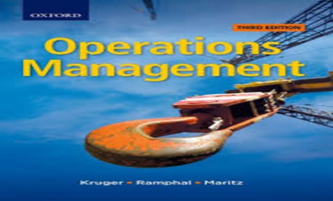 Gig Preview - Be operations management course expert