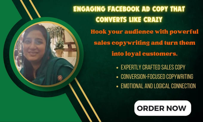 Gig Preview - Write engaging facebook ad copy that converts like crazy