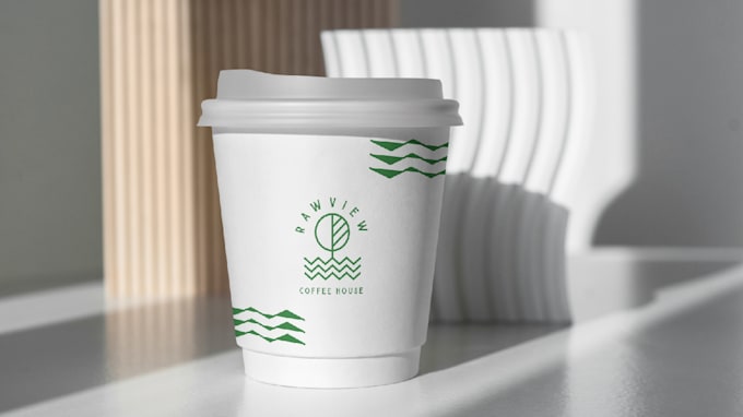 Gig Preview - Design emblem, minimalist, modern coffee shop logo