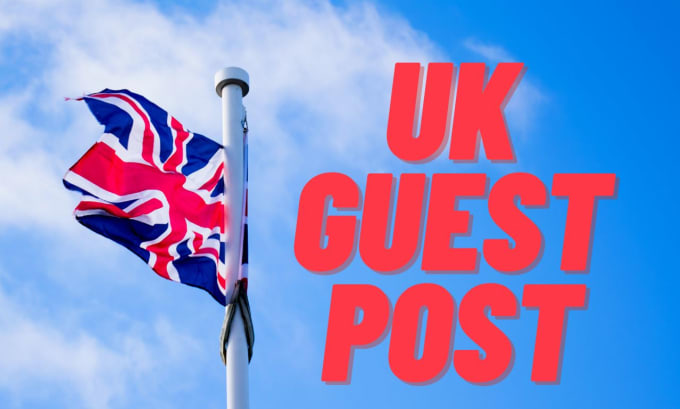 Gig Preview - High authority uk guest post and backlinks from uk sites