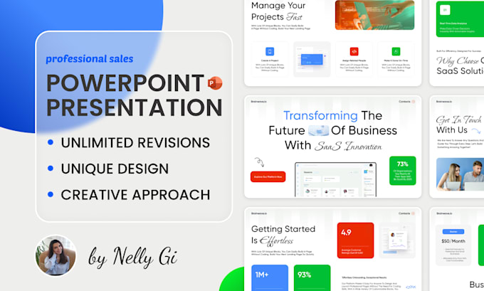 Gig Preview - Design a modern sales powerpoint presentation or pitch deck