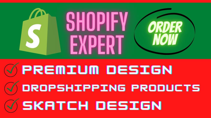 Gig Preview - Create shopify store with custom design