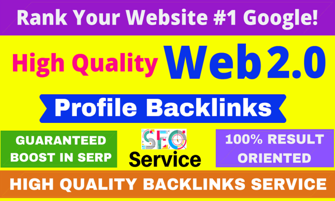 Gig Preview - Create web 2 0 SEO backlinks