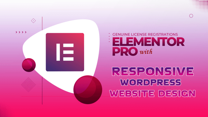 Gig Preview - Design modern wordpress website with elementor pro