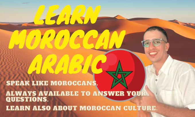 Bestseller - teach you darija, online tutoring to speak like moroccans