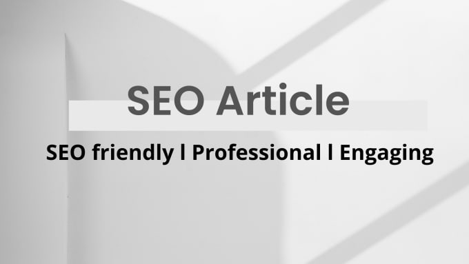 Gig Preview - Produce an SEO blog on any topic