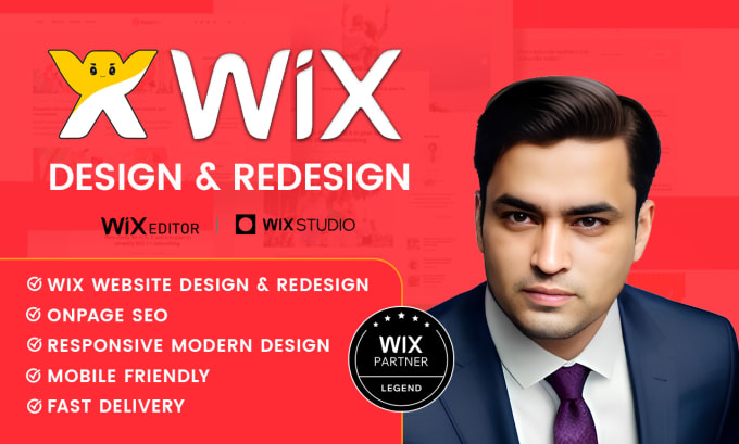 Gig Preview - Design or redesign your wix studio website