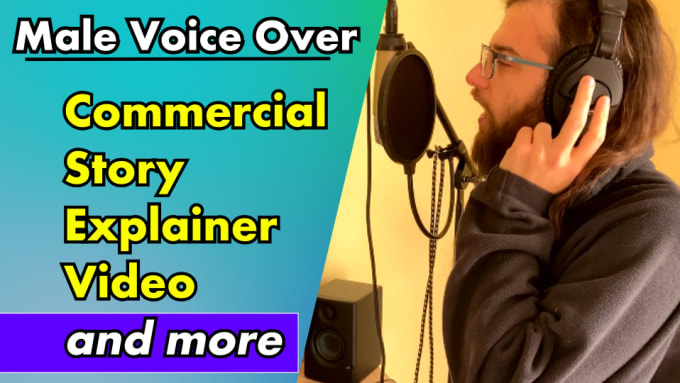 Gig Preview - Record a high quality male voice over in english or spanish