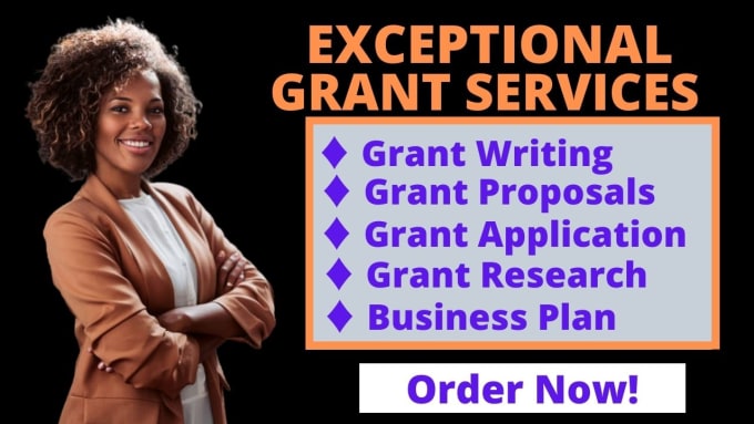 Gig Preview - Grant writing grant writers grant proposal writing grant research grant editing