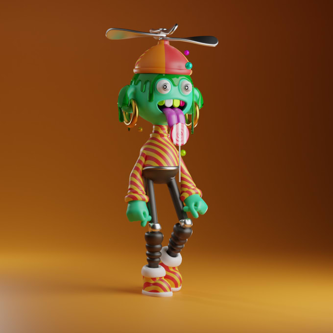 Gig Preview - Create 3d character model and render