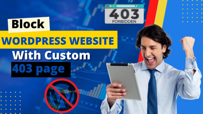 Gig Preview - Block wordpress website  with custom 403 page in a specific country