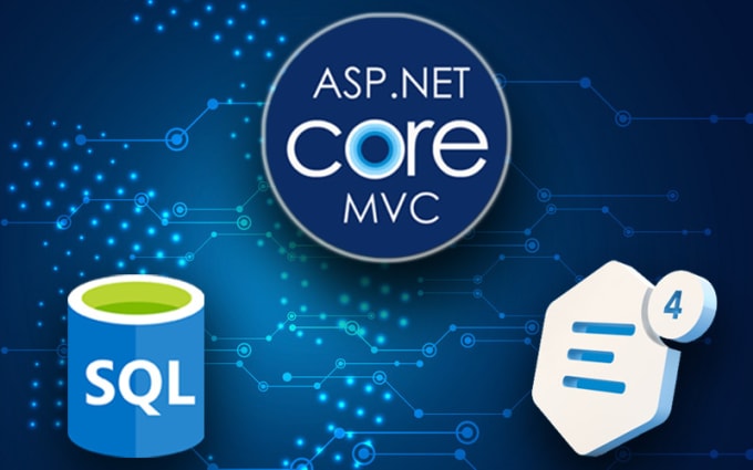 Gig Preview - Build asp net mvc ,asp net core, sql professional web application