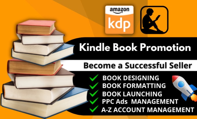 Gig Preview - Do amazon kindle book promotion and KDP account management