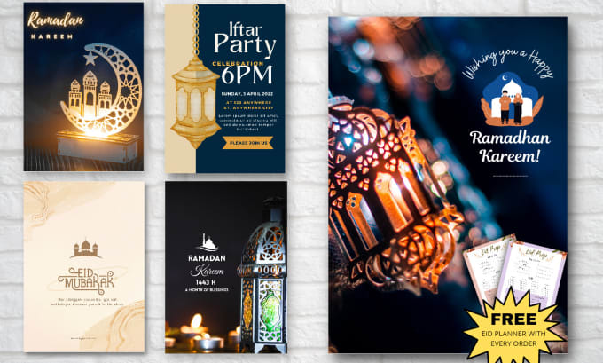 Gig Preview - Design ramadan mubarak greeting, eid mubarak post in 1 hr