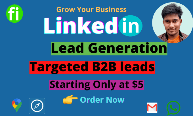 Gig Preview - Do linkedin lead generation using by  sales navigator