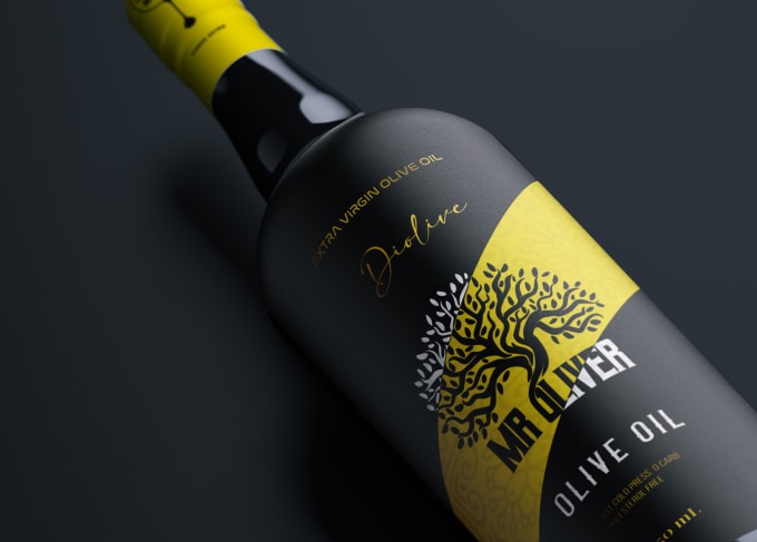 Gig Preview - Design olive oil label eye catchy and professionally