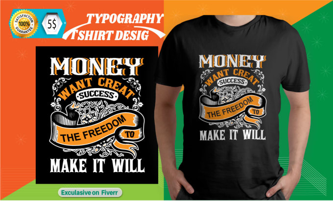 Bestseller - create amazing typography and custom tshirt design