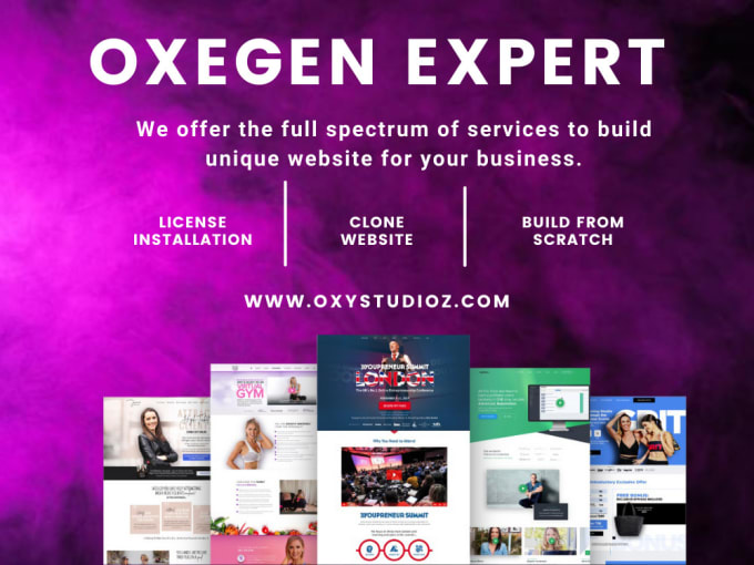 Gig Preview - Clone, design or redesign your website with oxygen builder