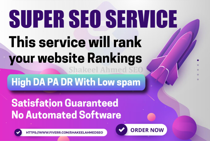 Gig Preview - Make super seo service package for rankings