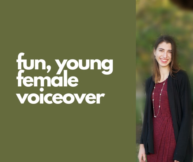 Gig Preview - Record a fun, young female voiceover