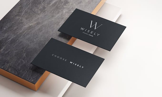 Gig Preview - Create stylish minimalist business card design