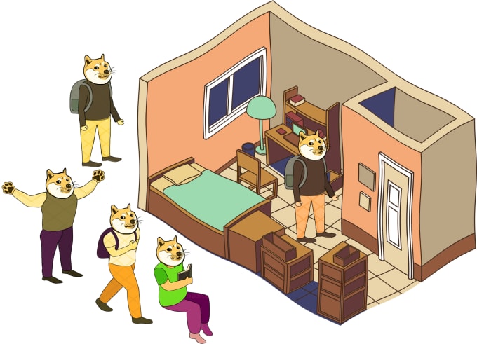 Gig Preview - Make stunning isometric illustration