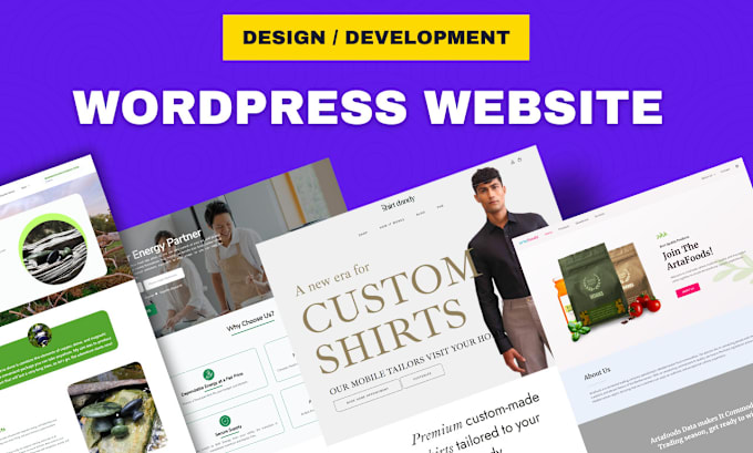 Bestseller - create a wordpress website design, redesign, custom website