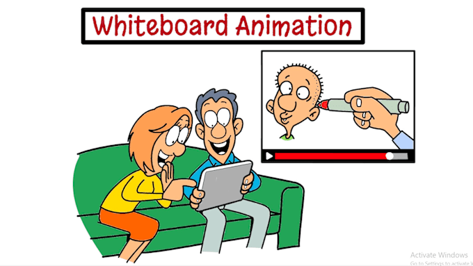 Gig Preview - Create whiteboard animation explainer video