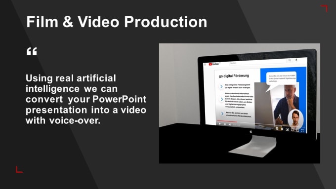 Gig Preview - Create a professional corporate video for you