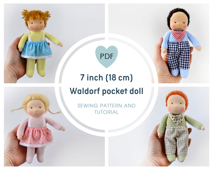 Gig Preview - Teach how to make a 7 inch waldorf pocket doll