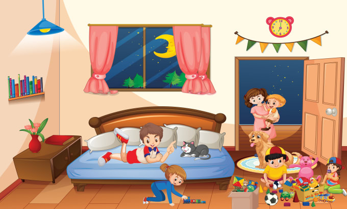 Gig Preview - Design children and kids illustration book for KDP